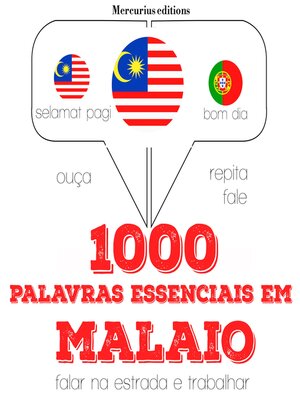 cover image of 1000 palavras essenciais em malaio